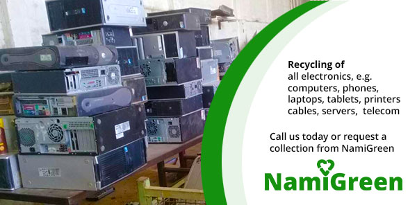 NamiGreen recycles all electronic waste